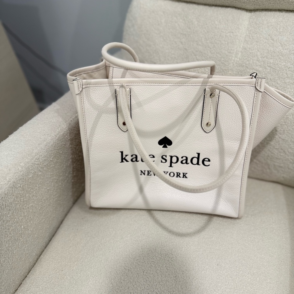 kate spade Ivory Tote Bag